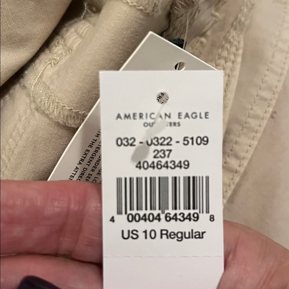 NWT American Eagle Outfitters Baggy Jogger cargo pants, size 10 Regular. - Picture 10 of 10